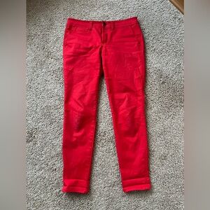 Women’s red pants